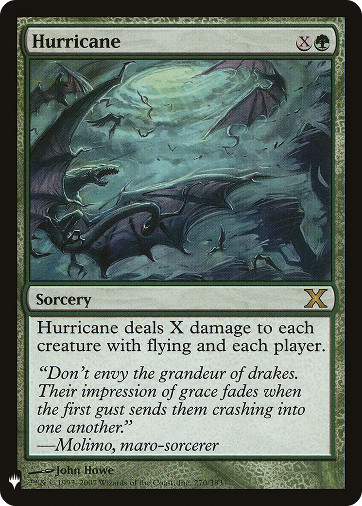 Hurricane — The List — Magic: The Gathering