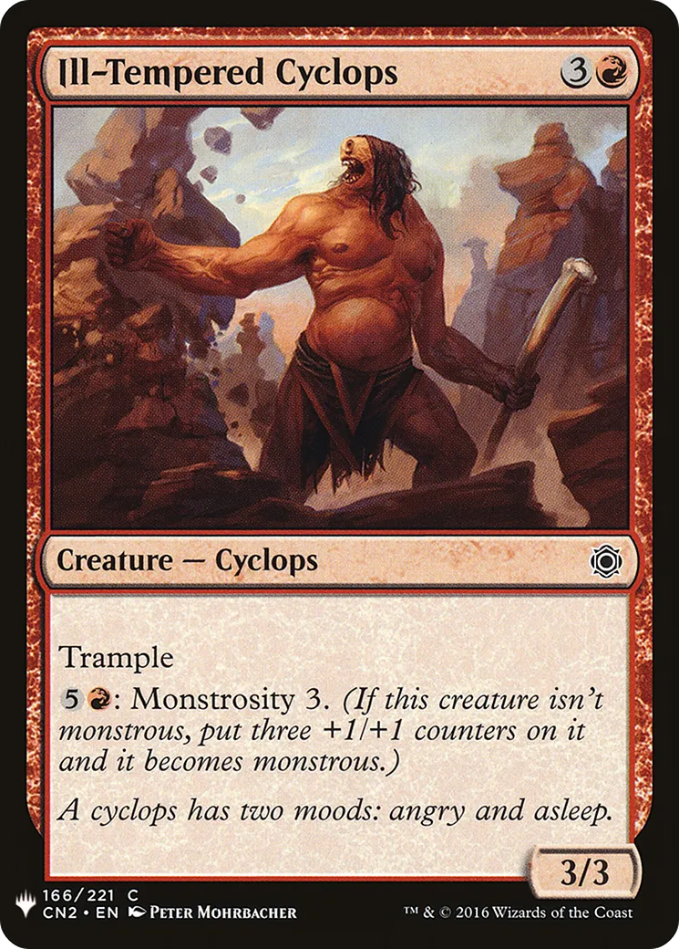 Ill-Tempered Cyclops — The List — Magic: The Gathering