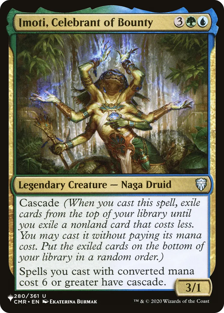 Imoti, Celebrant of Bounty — The List — Magic: The Gathering