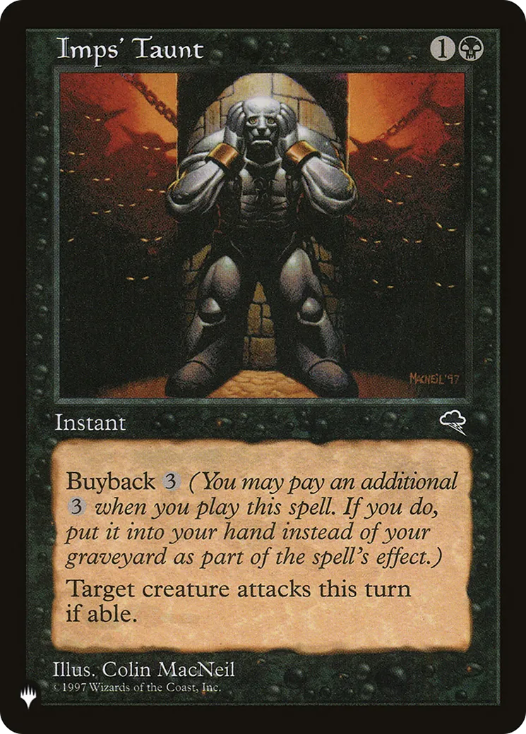 Imps' Taunt — The List — Magic: The Gathering