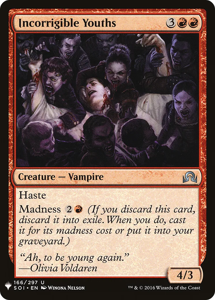 Incorrigible Youths — The List — Magic: The Gathering
