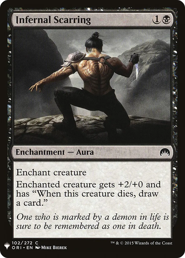 Infernal Scarring — The List — Magic: The Gathering