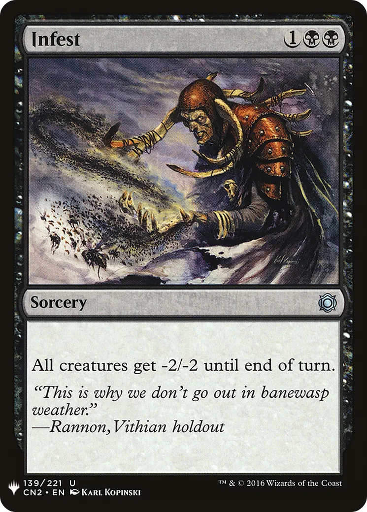 Infestation — The List — Magic: The Gathering