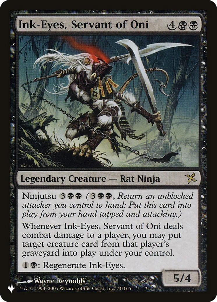 Yeux d'encre, servante des oni — The List — Magic: The Gathering
