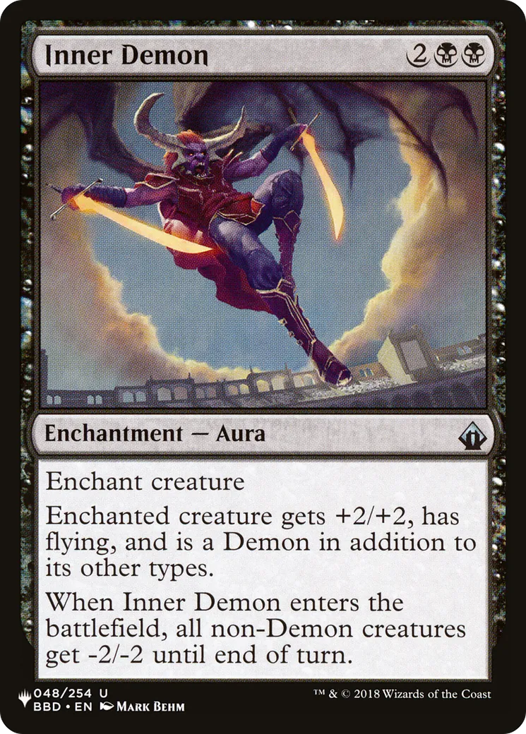 Inner Demon — The List — Magic: The Gathering