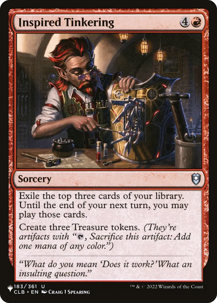 Inspired Tinkering — The List — Magic: The Gathering
