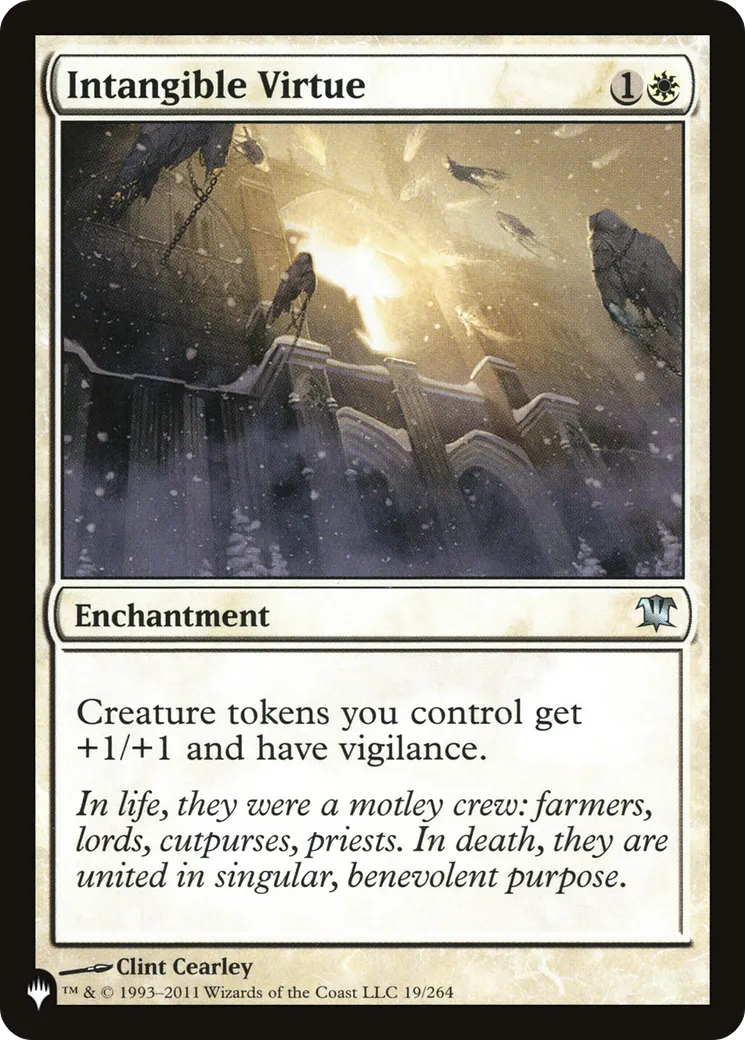 Intangible Virtue — The List — Magic: The Gathering