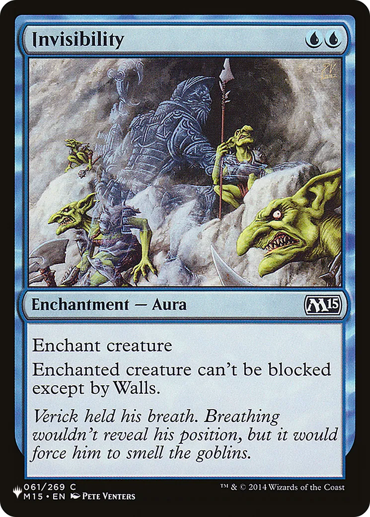 Invisibilité — The List — Magic: The Gathering