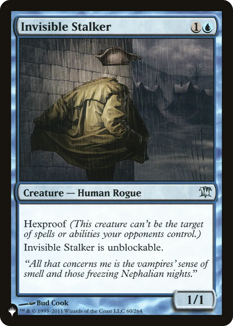 Invisible Stalker — The List — Magic: The Gathering