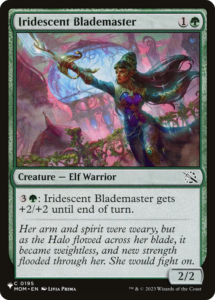 Iridescent Blademaster — The List — Magic: The Gathering
