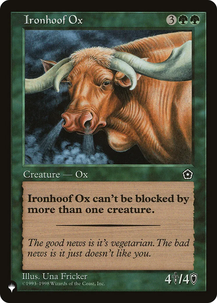 Buffle aux sabots de fer — The List — Magic: The Gathering