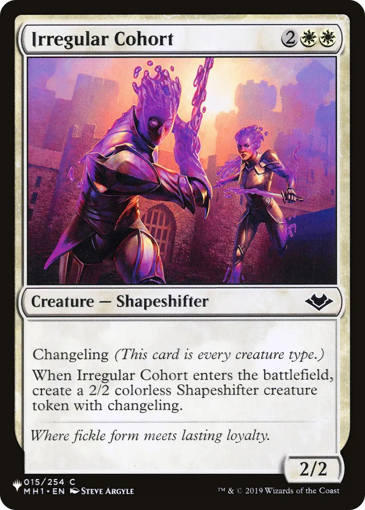Cohorte irrégulière — The List — Magic: The Gathering