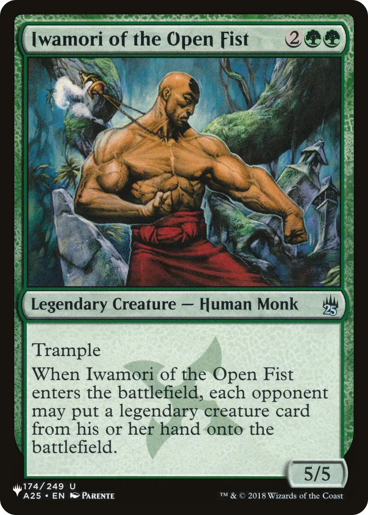 Iwamori du poing ouvert — The List — Magic: The Gathering