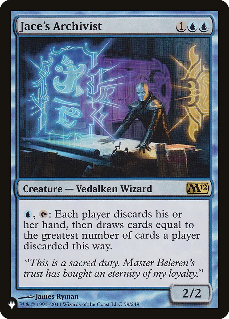 Jace's Archivist — The List — Magic: The Gathering