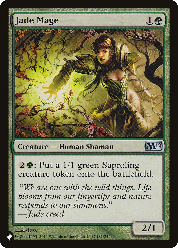 Jade Mage — The List — Magic: The Gathering