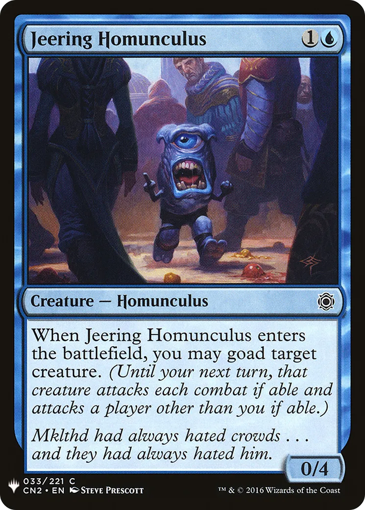 Homoncule moqueur — The List — Magic: The Gathering