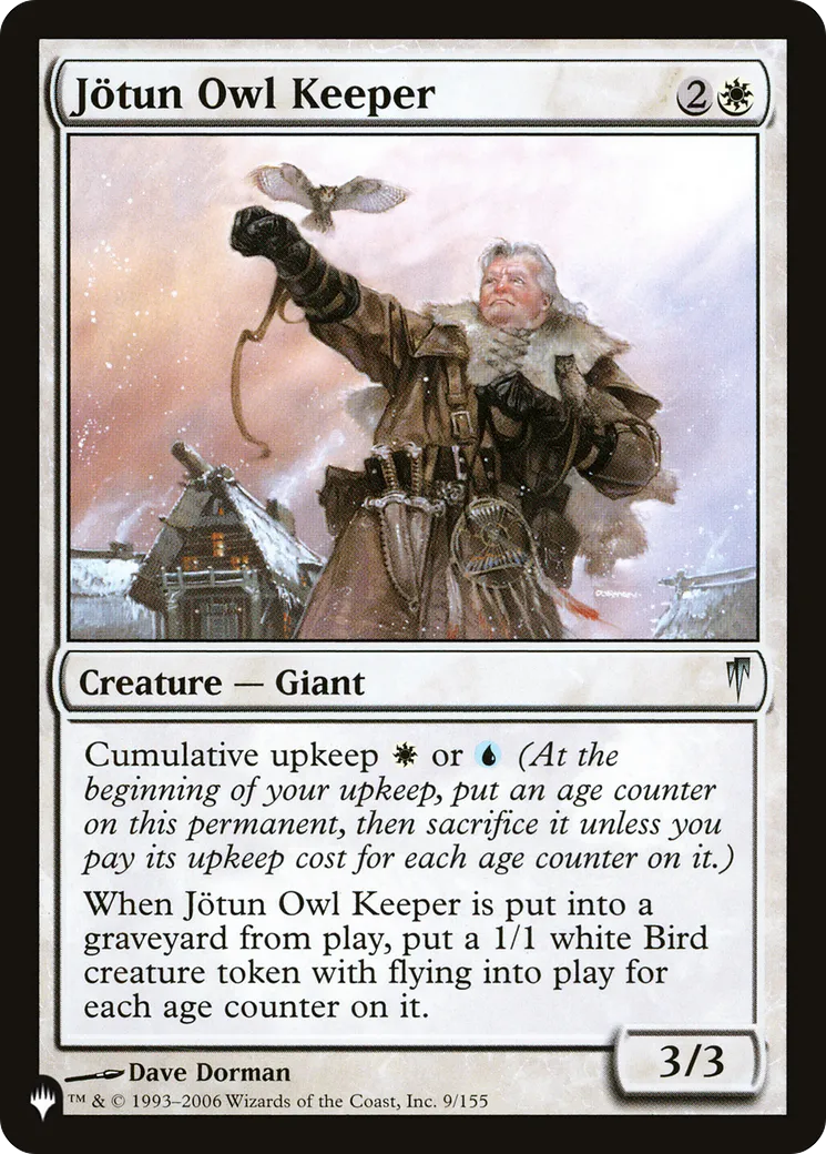 Jötun Owl Keeper — The List — Magic: The Gathering