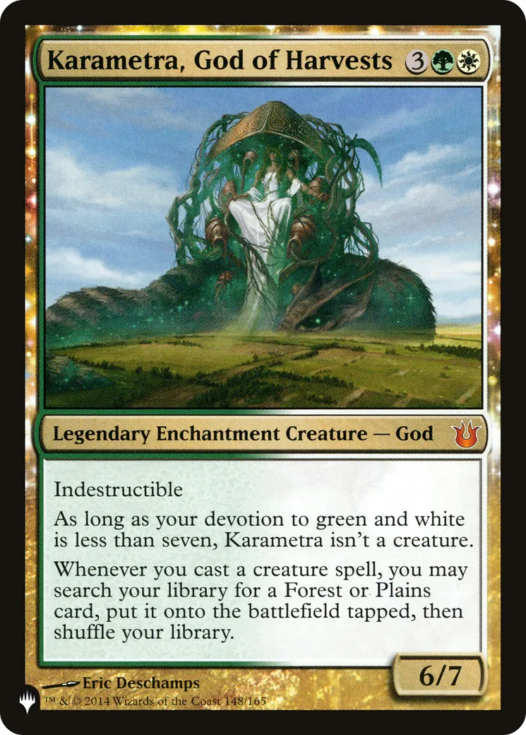 Karametra, God of Harvests — The List — Magic: The Gathering