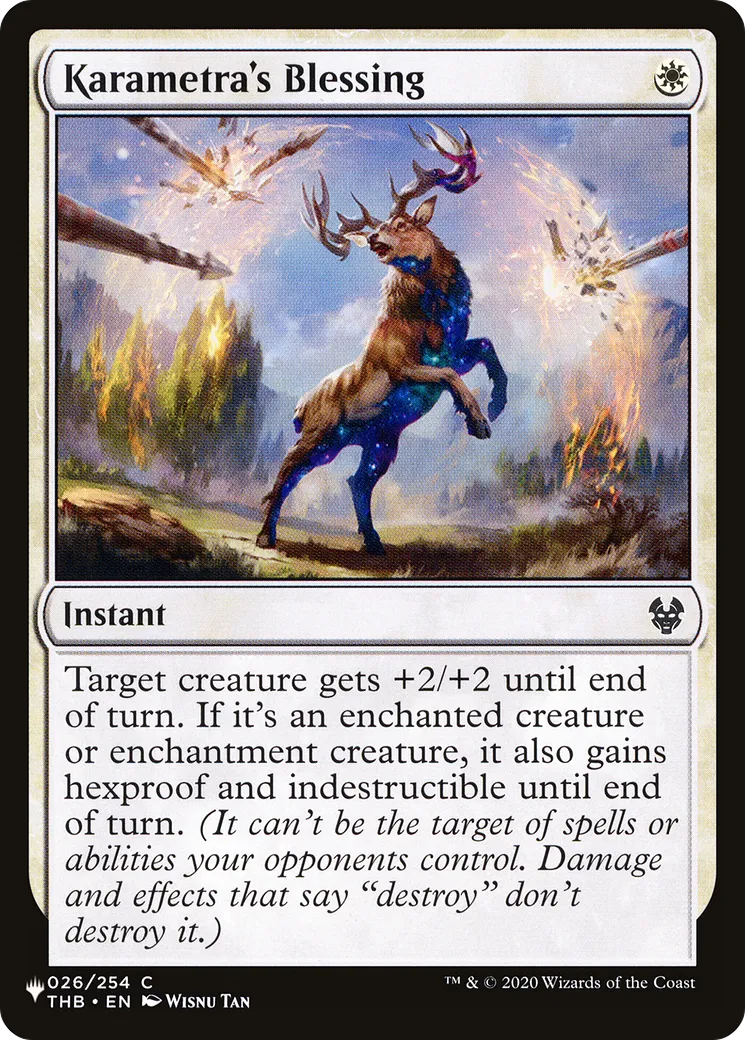 Karametra's Blessing — The List — Magic: The Gathering
