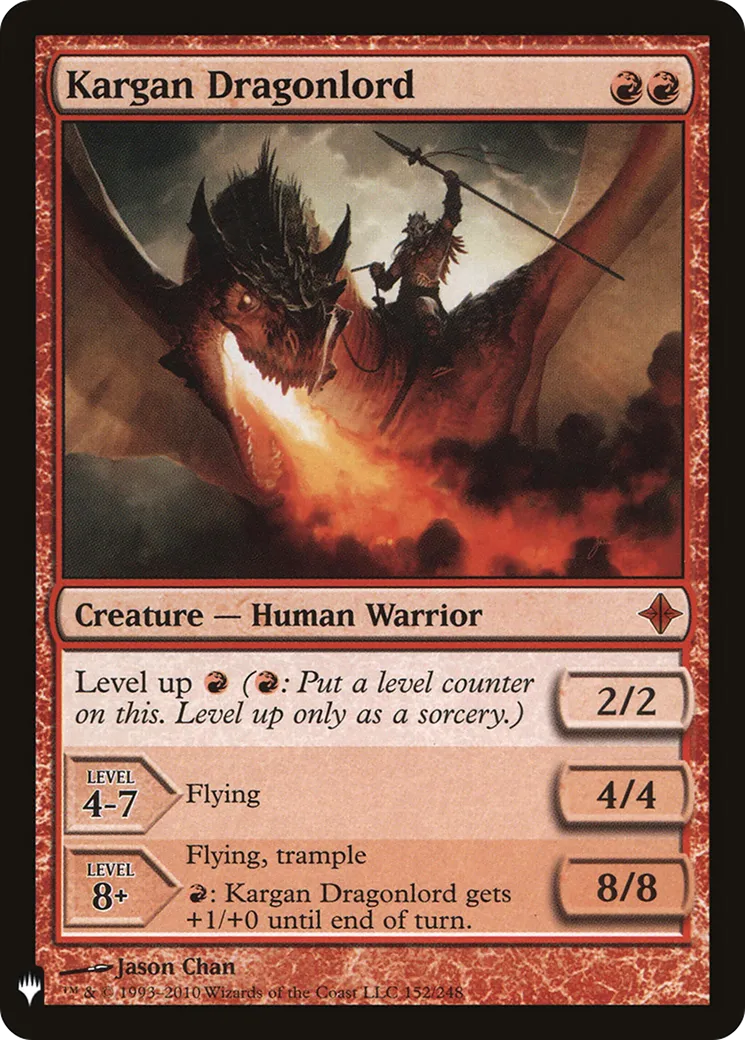 Kargan Dragonlord — The List — Magic: The Gathering