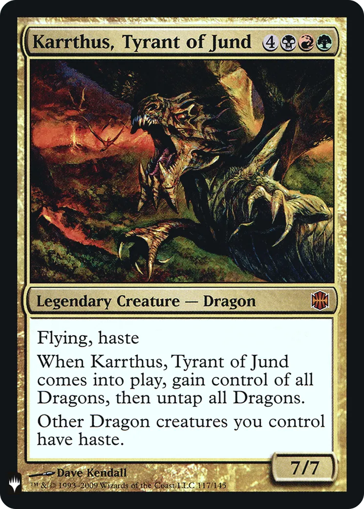 Karrthus, Tyrant of Jund — The List — Magic: The Gathering