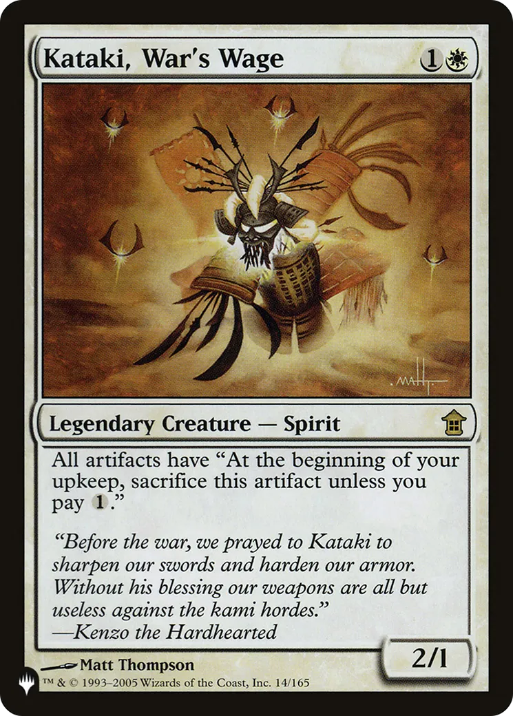 Kataki, War's Wage — The List — Magic: The Gathering