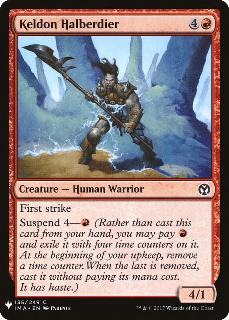 Hallebardier kelde — The List — Magic: The Gathering