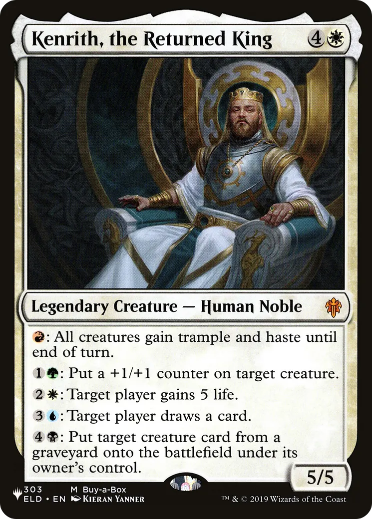 Kenrith, le roi réapparu — The List — Magic: The Gathering