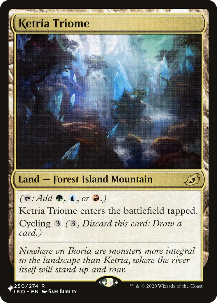 Triome de Ketria — The List — Magic: The Gathering