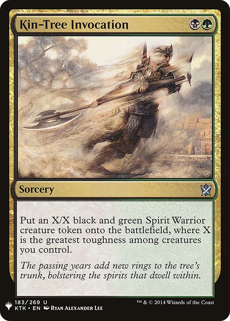 Invocation de l'arbre-parent — The List — Magic: The Gathering