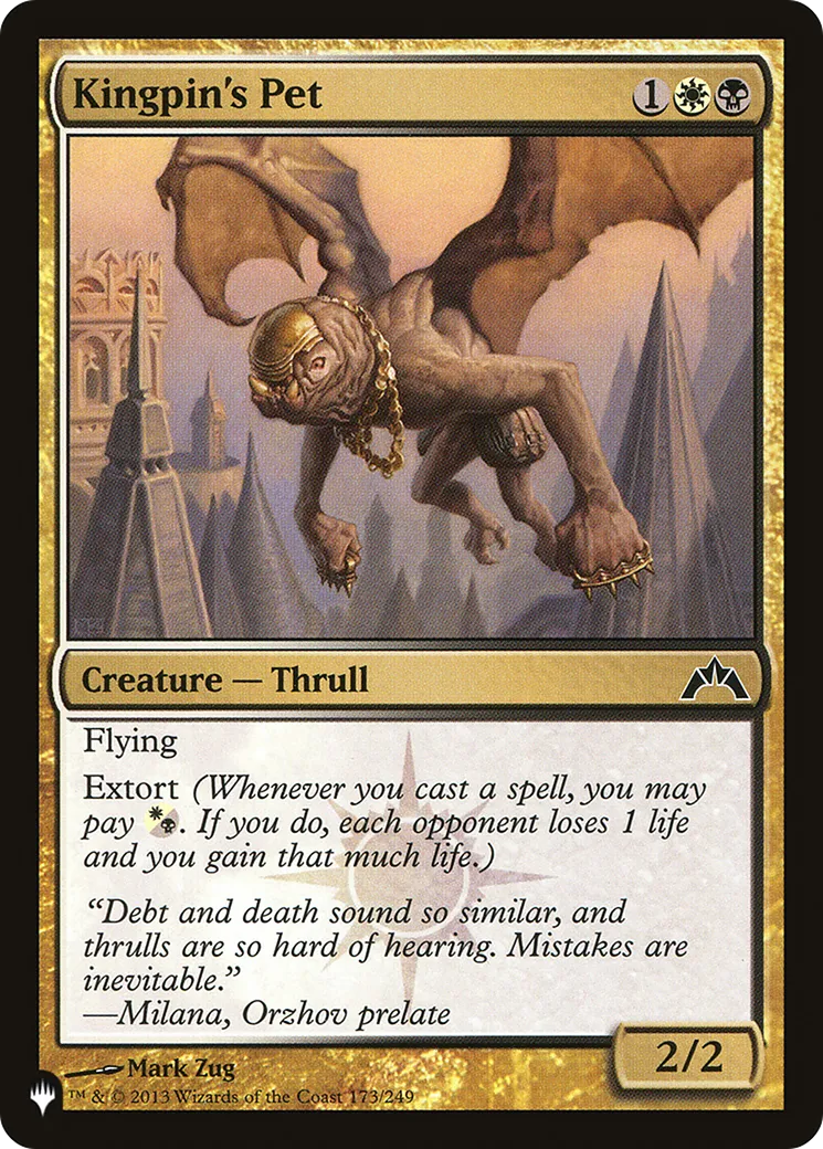 Kingpin's Pet — The List — Magic: The Gathering