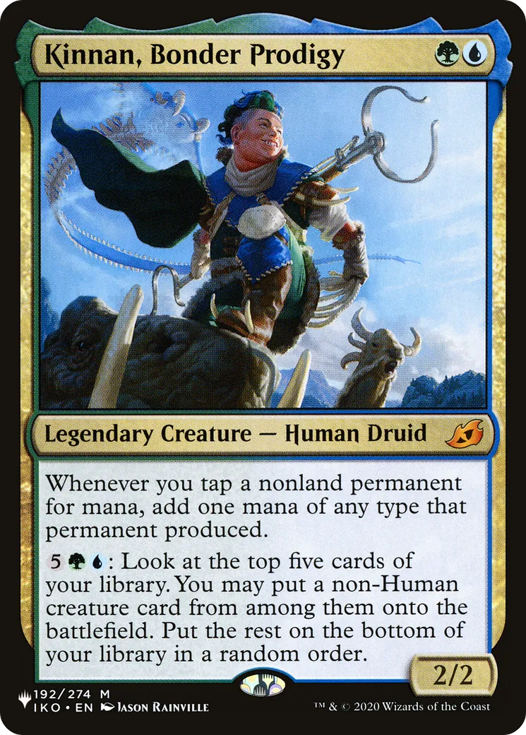 Kinnan, Bonder Prodigy — The List — Magic: The Gathering