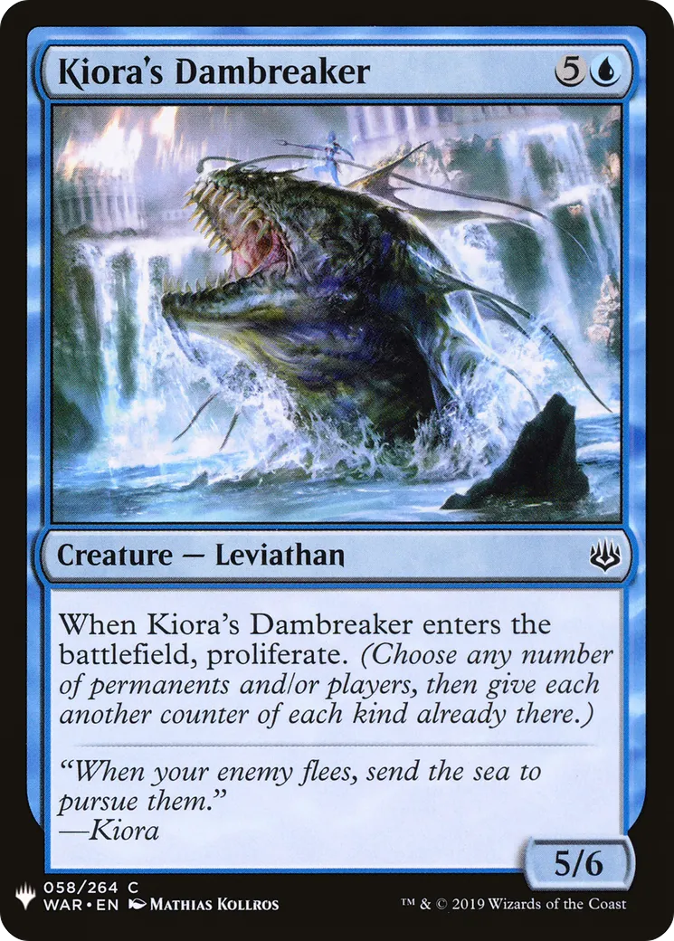 Brisebarrage de Kiora — The List — Magic: The Gathering