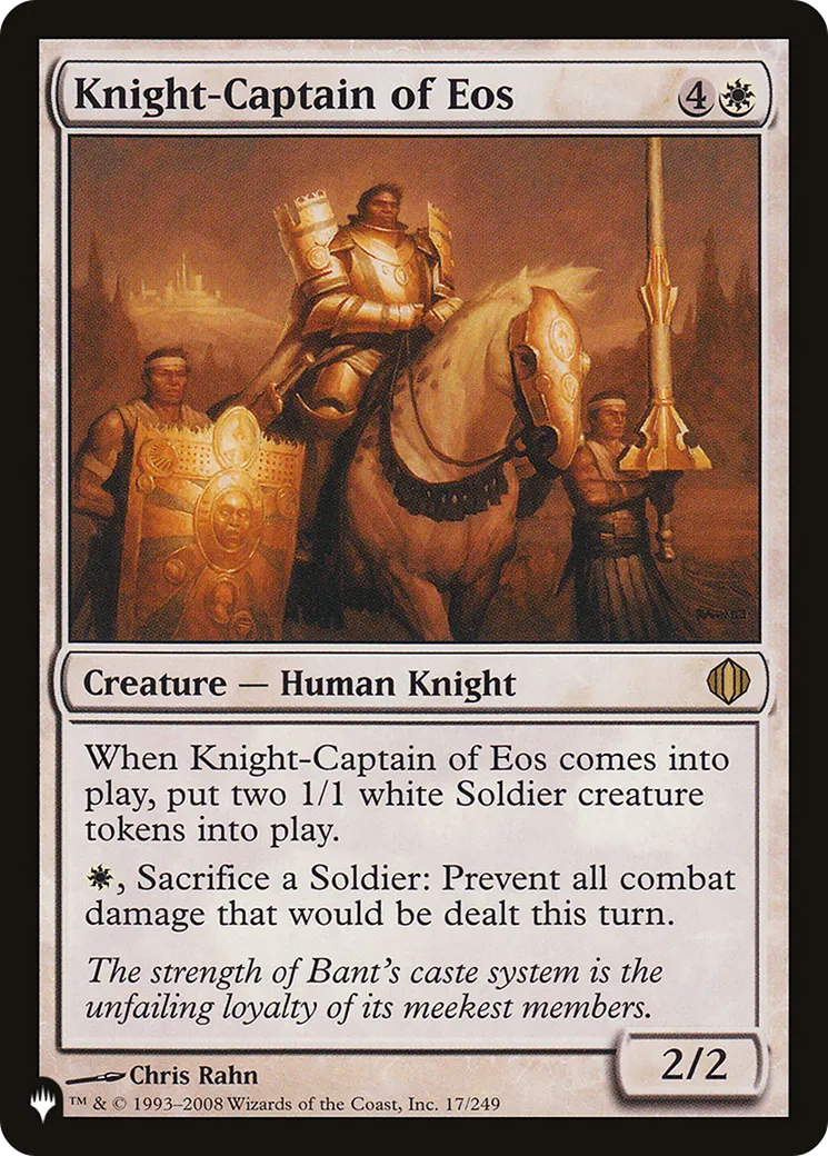 Knight-Captain of Eos — The List — Magic: The Gathering
