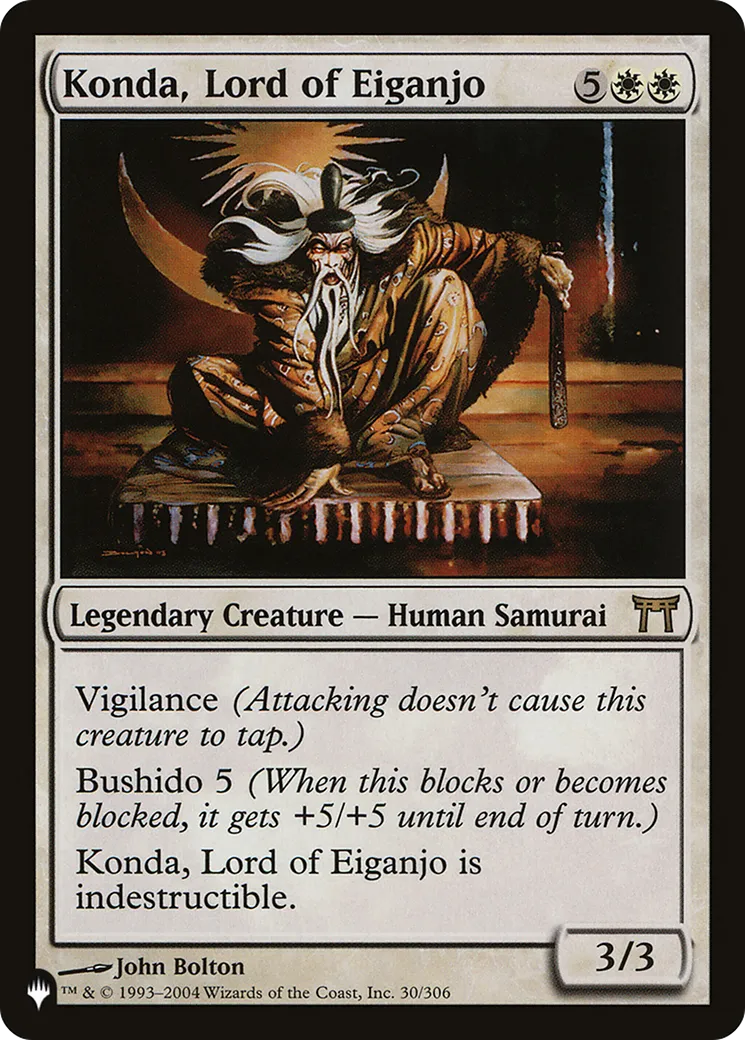 Konda, Lord of Eiganjo — The List — Magic: The Gathering