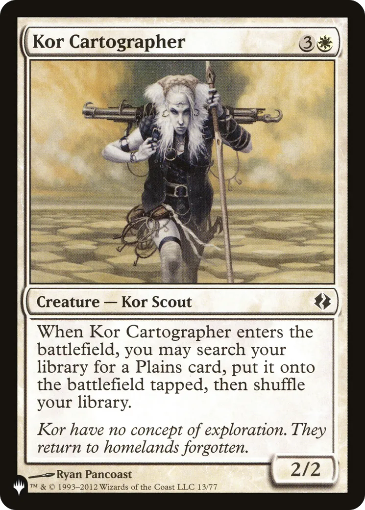 Cartographe kor — The List — Magic: The Gathering
