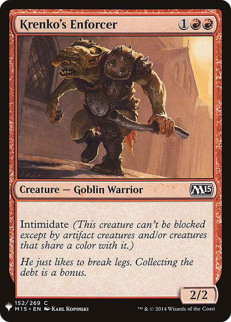 Krenko's Enforcer — The List — Magic: The Gathering