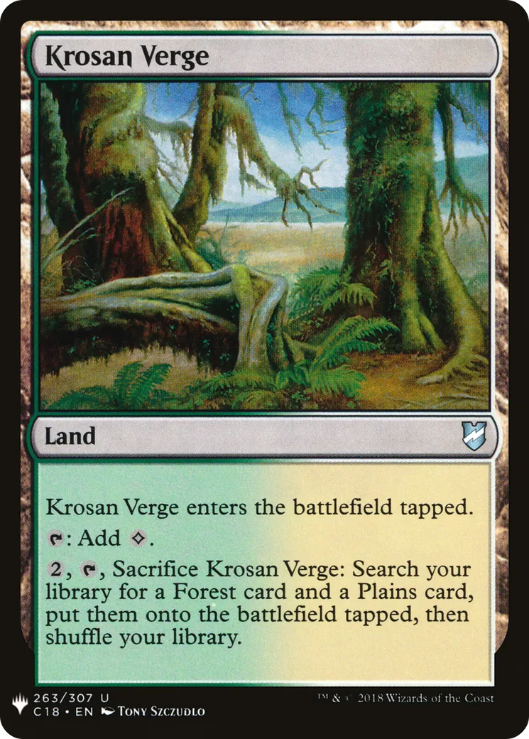 Krosan Verge — The List — Magic: The Gathering