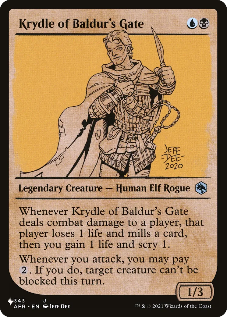 Krydle de la Porte de Baldur — The List — Magic: The Gathering