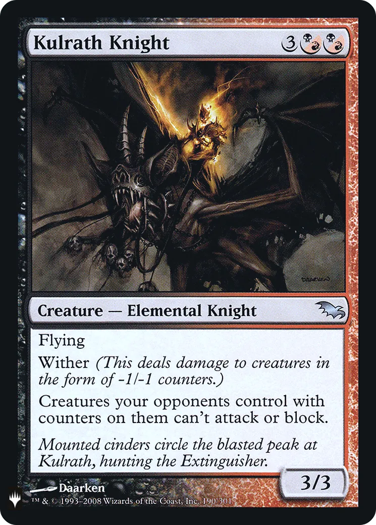 Kulrath Knight — The List — Magic: The Gathering