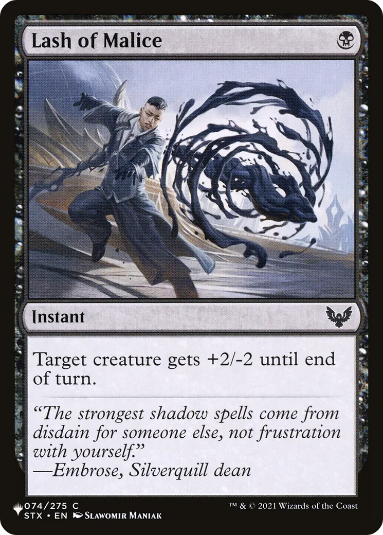 Cinglement de malice — The List — Magic: The Gathering