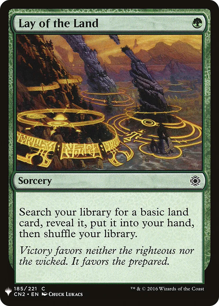 Disposition du terrain — The List — Magic: The Gathering