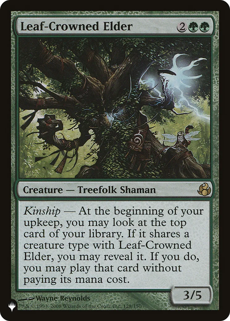 Leaf-Crowned Elder — The List — Magic: The Gathering