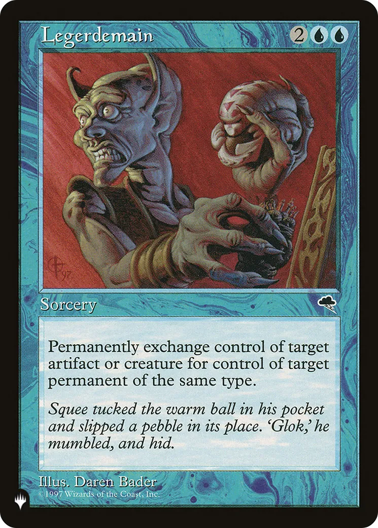 Tour de passe-passe — The List — Magic: The Gathering