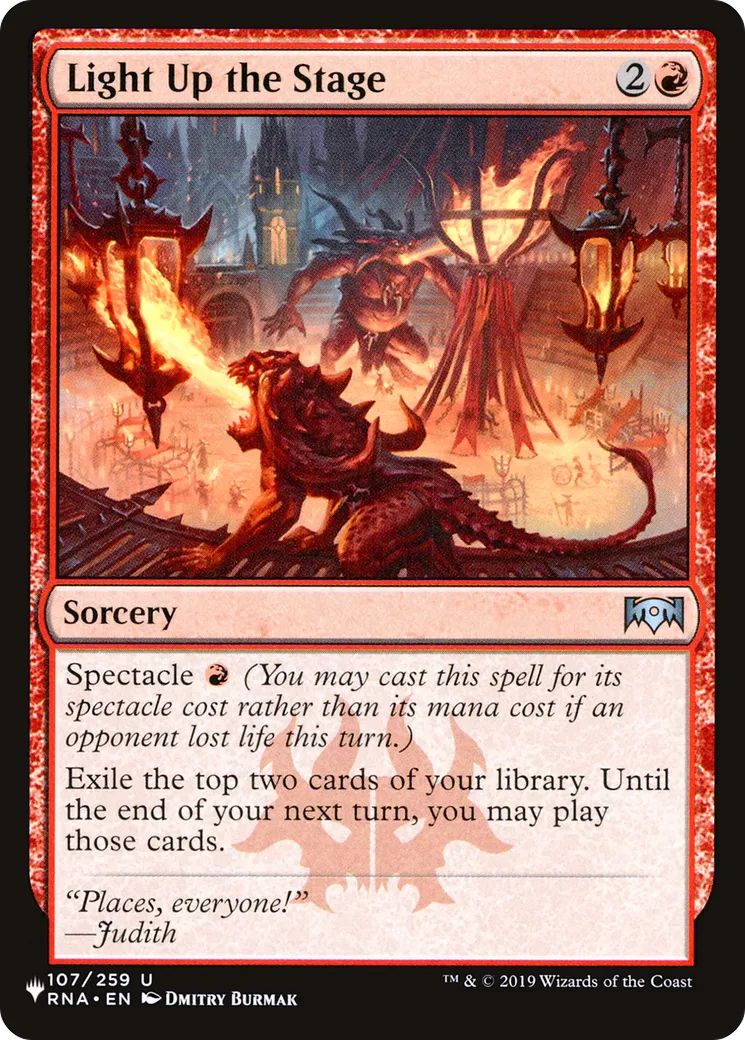 Light Up the Stage — The List — Magic: The Gathering