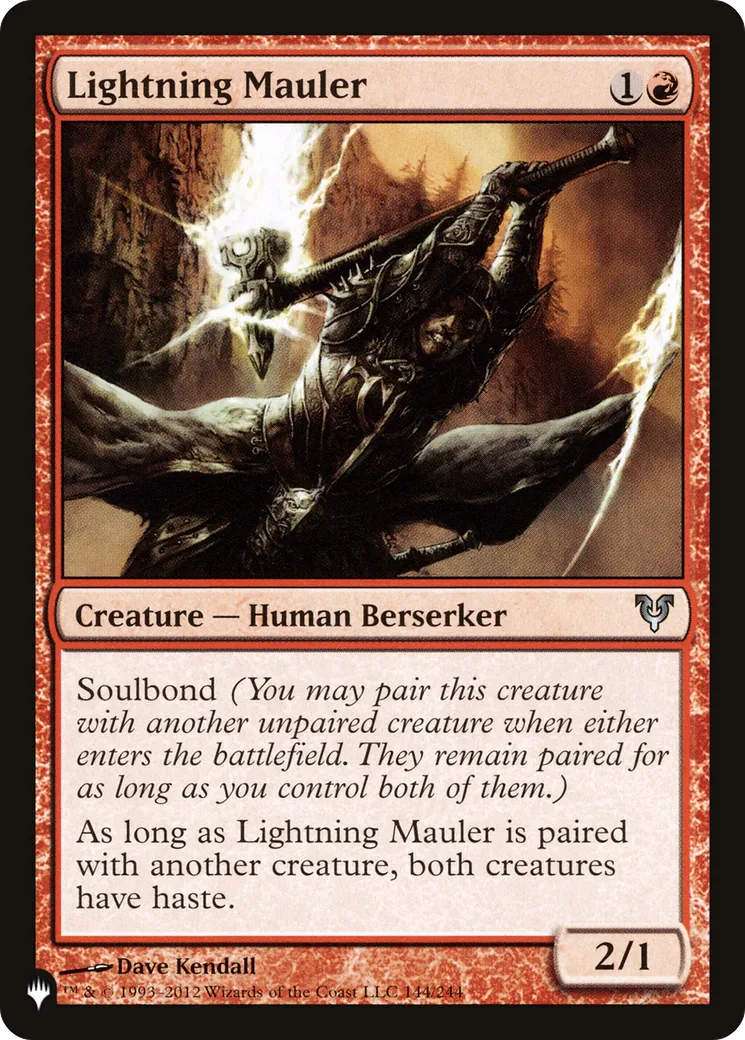 Meurtrisseur d'éclairs — The List — Magic: The Gathering