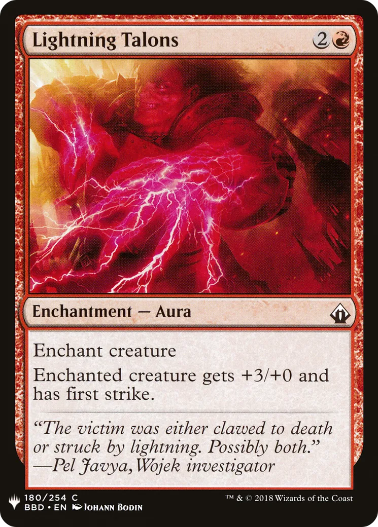 Serres d'éclair — The List — Magic: The Gathering