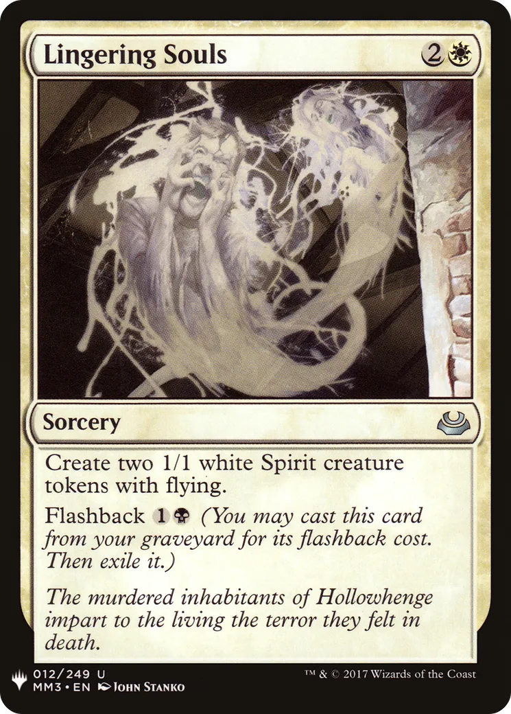 Âmes persistantes — The List — Magic: The Gathering