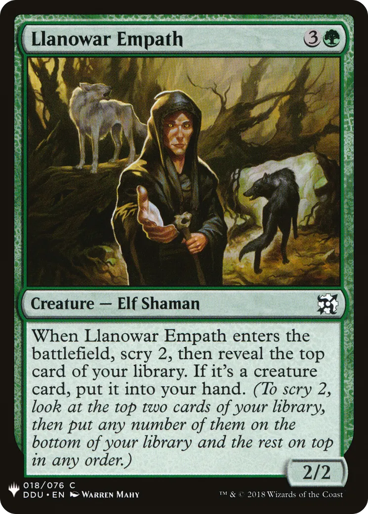 Llanowar Empath — The List — Magic: The Gathering