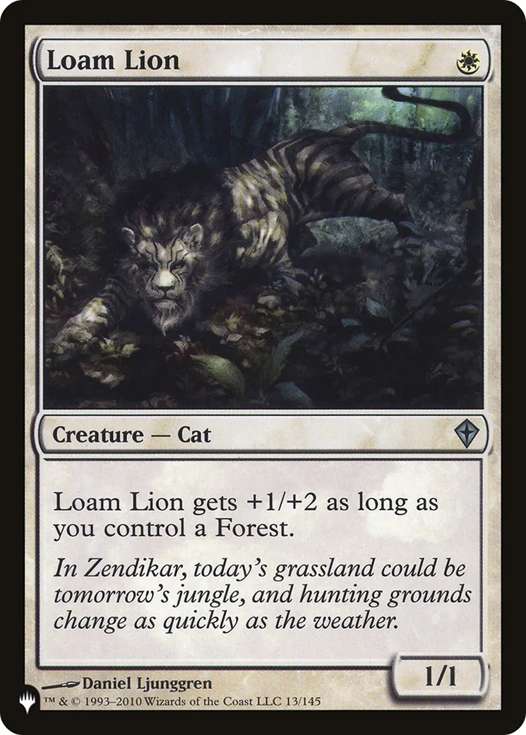 Lion du terreau — The List — Magic: The Gathering